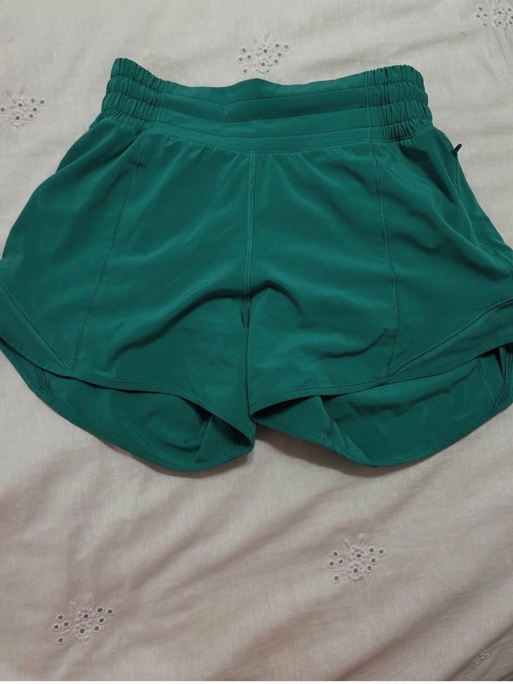 lululemon athletica Teal Green Athletic Shorts